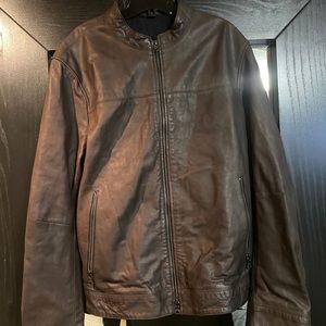 Banana Republic Leather Biker Jacket